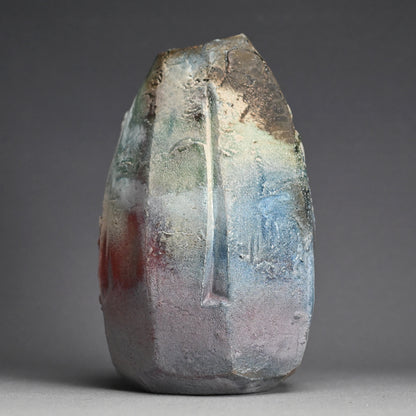 10,000 Color - Shotaro Manyosai Henko Vase ー林 正太郎 “万葉彩 扁壺”