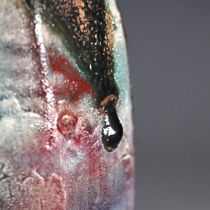 10,000 Color - Shotaro Manyosai Henko Vase ー林 正太郎 “万葉彩 扁壺”