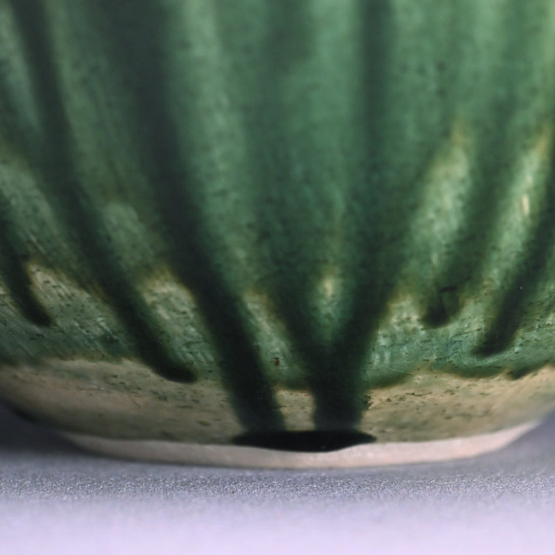 Huge Copper Glaze Tsubo ー鈴木 徹 “緑釉 花器”