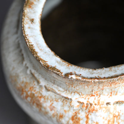 Contemporary Mashiko Tsubo Vase ー高内 秀剛 “益子糖白 壺”