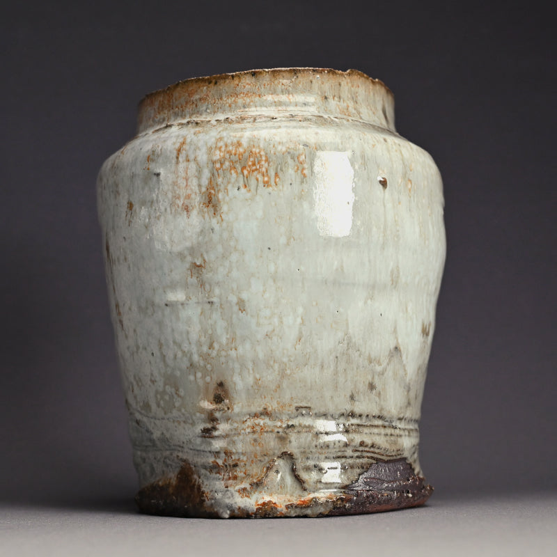 Contemporary Mashiko Tsubo Vase ー高内 秀剛 “益子糖白 壺”