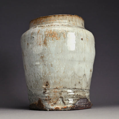 Contemporary Mashiko Tsubo Vase ー高内 秀剛 “益子糖白 壺”