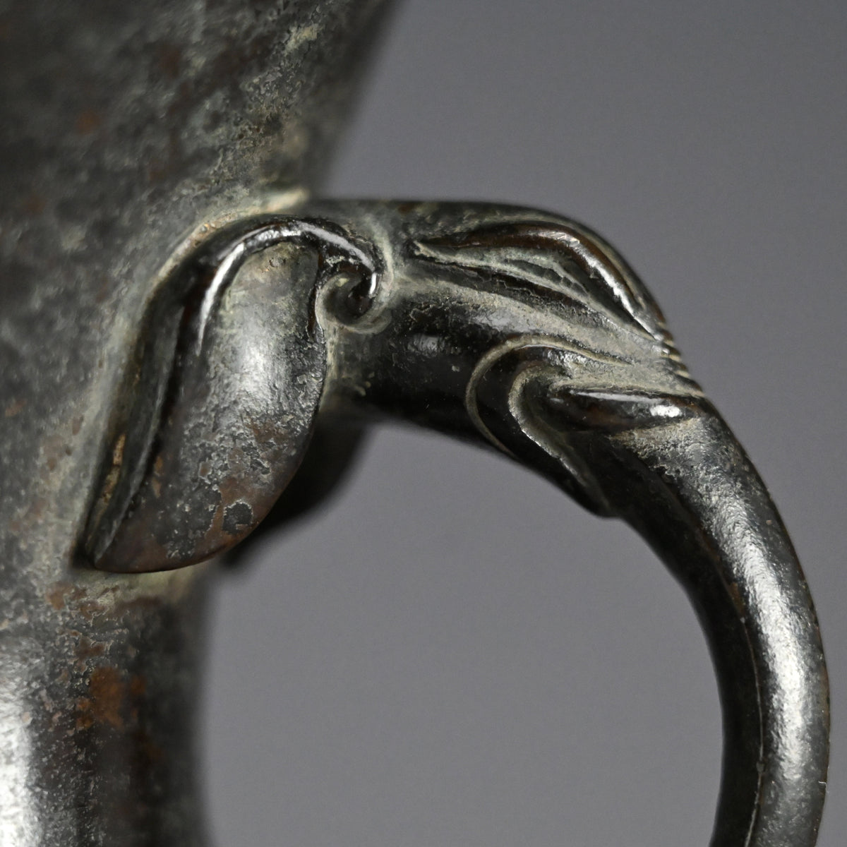 Zen Buddhist Temole Bronze Offering Vase, 1715