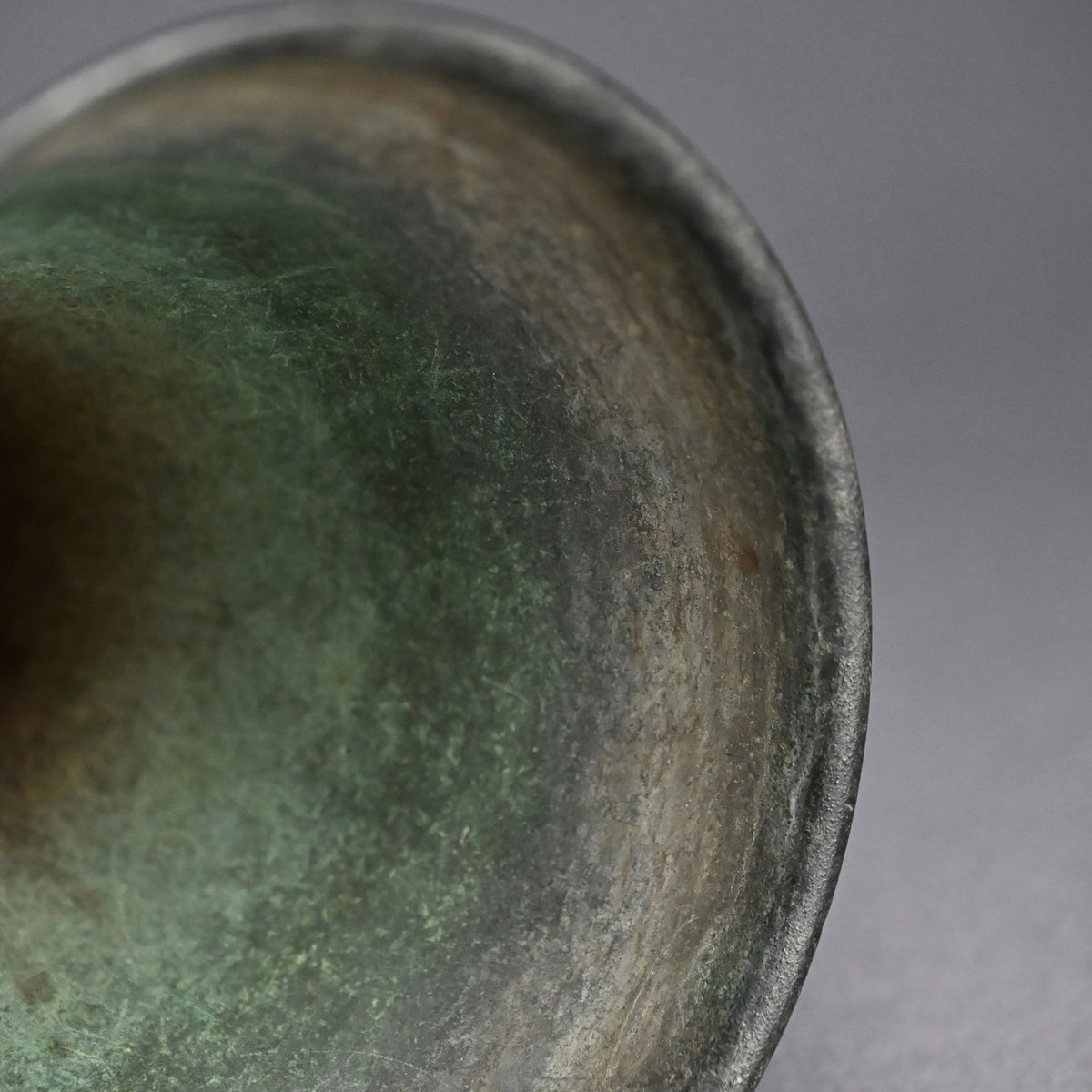 Zen Buddhist Temole Bronze Offering Vase, 1715