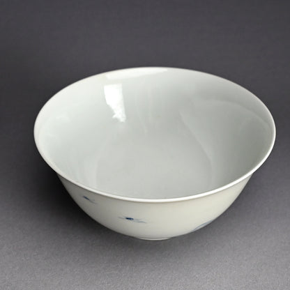 Porcelain Bowl by Shunkyo & Rokubei V ー山本 春挙, 五代 清水 六兵衛 “蓬莱山 菓子鉢”