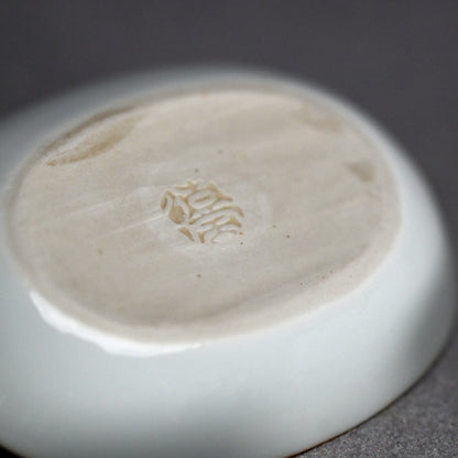 Imperial Artist Set 10 Porcelain Sushi plates ー三代 清風 与平 “青華 小皿”