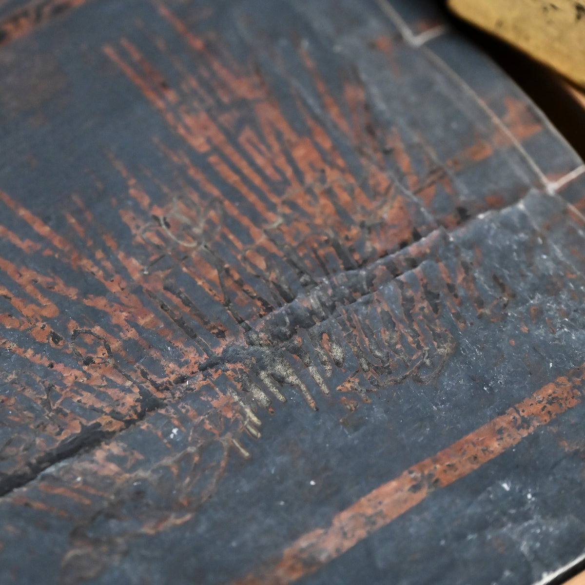Antique Japanese Gilded Book Box with Edo p. Prayer Book