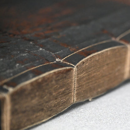 Antique Japanese Gilded Book Box with Edo p. Prayer Book