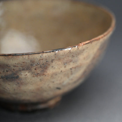 Perfect Hagi Chawan Tea Bowl ー坂田 泥華 “萩茶碗”