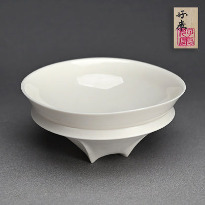 Exquisite Porcelain Bowl ー加藤 好康 “遊高台 鉢”