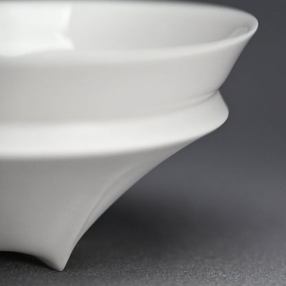 Exquisite Porcelain Bowl ー加藤 好康 “遊高台 鉢”