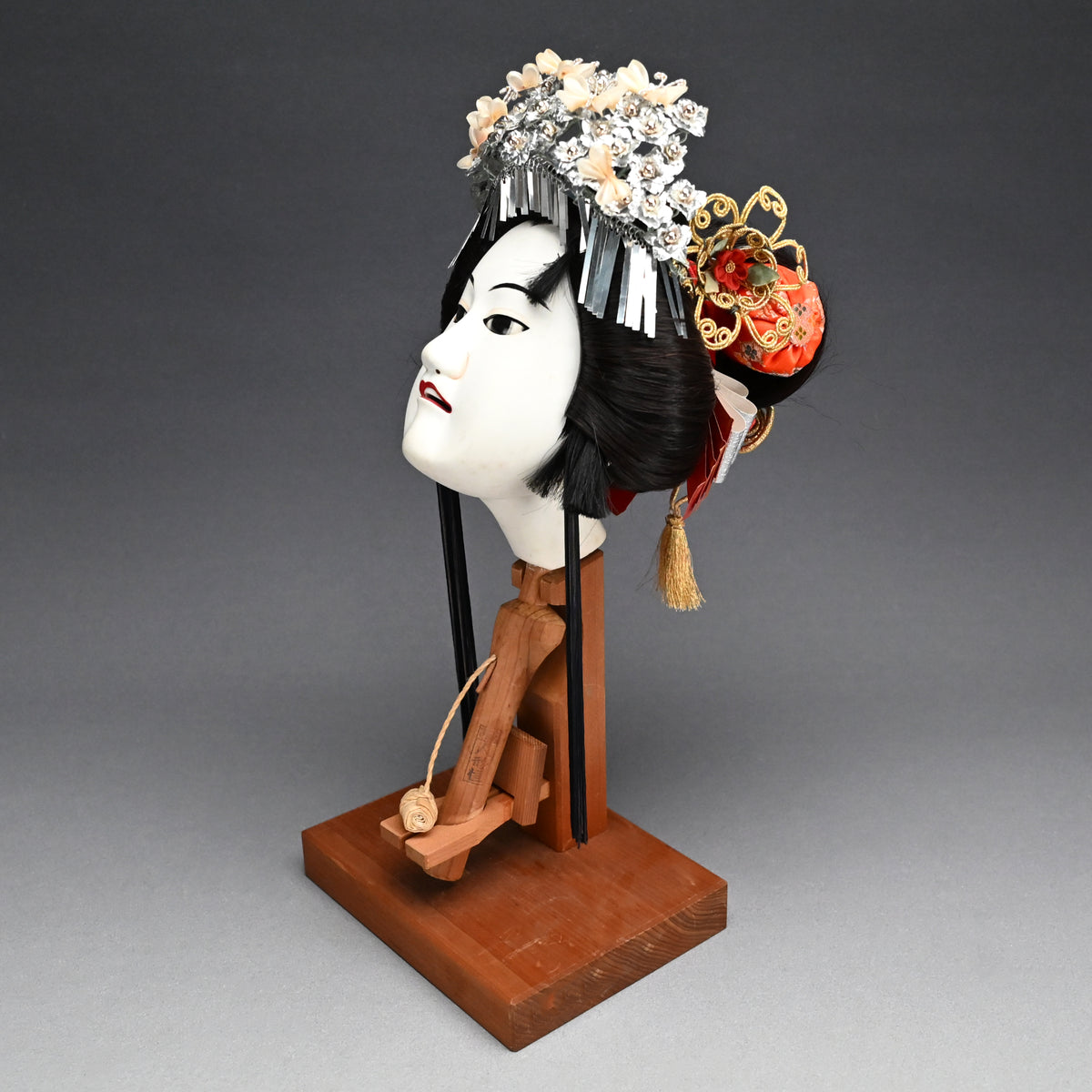 Bunraku Ningyo Princess Puppet Head ー人形 恒 (田村 恒夫) “本朝茜孝 八重垣姫”