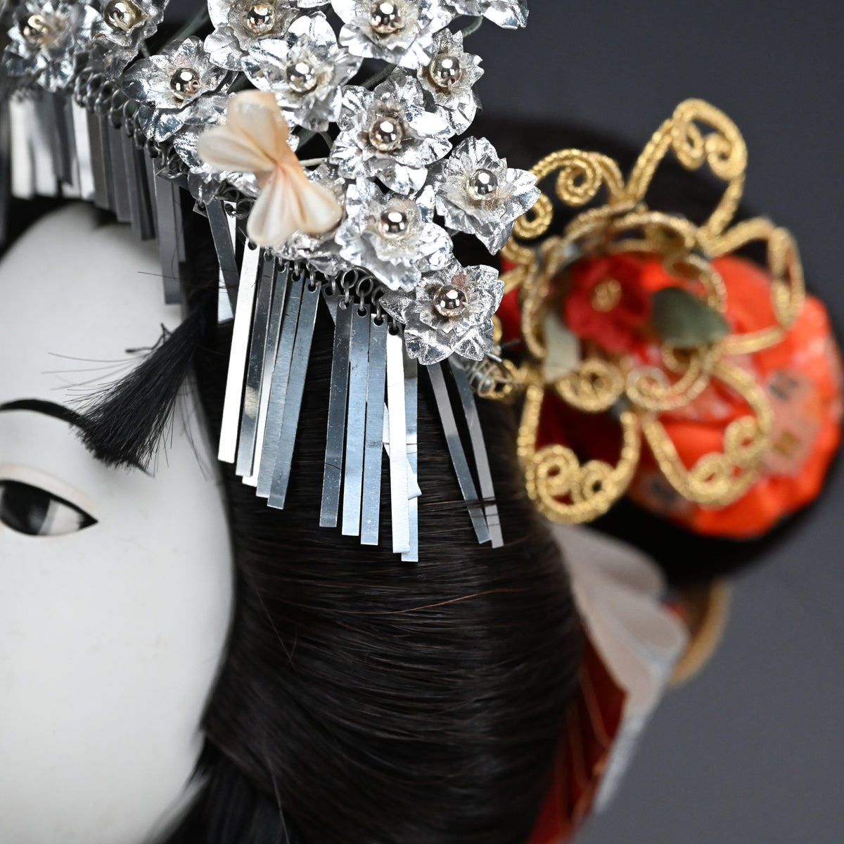 Bunraku Ningyo Princess Puppet Head ー人形 恒 (田村 恒夫) “本朝茜孝 八重垣姫”