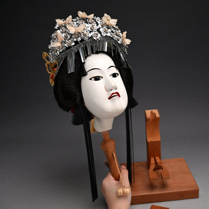 Bunraku Ningyo Princess Puppet Head ー人形 恒 (田村 恒夫) “本朝茜孝 八重垣姫”
