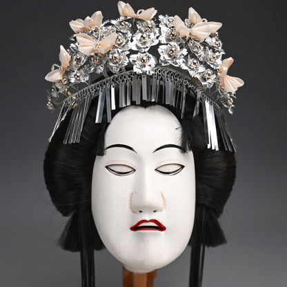 Bunraku Ningyo Princess Puppet Head ー人形 恒 (田村 恒夫) “本朝茜孝 八重垣姫”