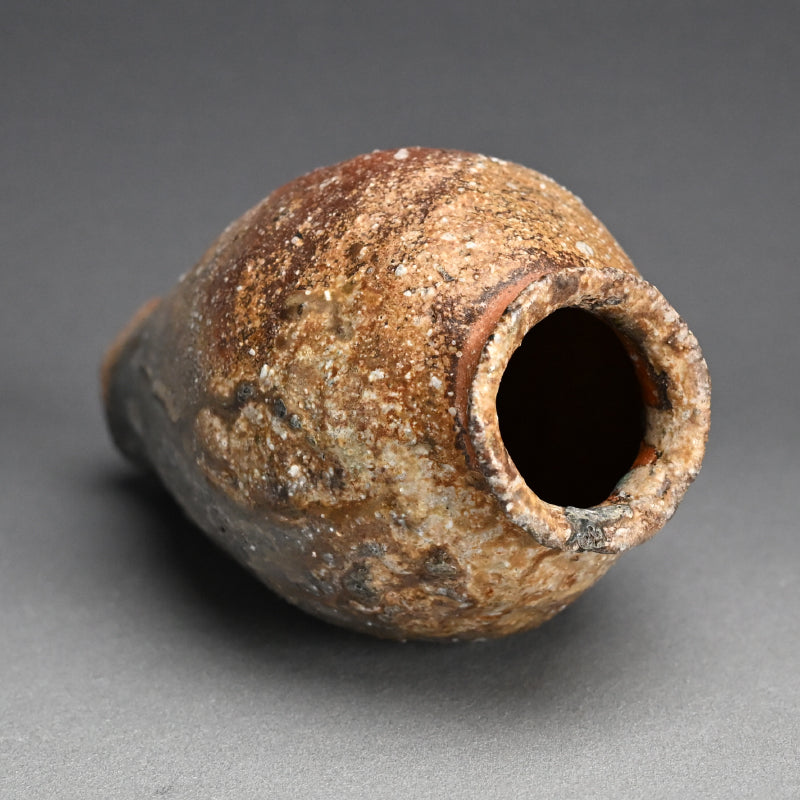 Iga Yakishime Vase ー岸野 寛 “伊賀 焼〆花入”