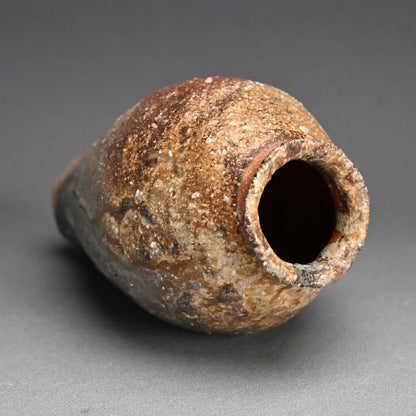 Iga Yakishime Vase ー岸野 寛 “伊賀 焼〆花入”
