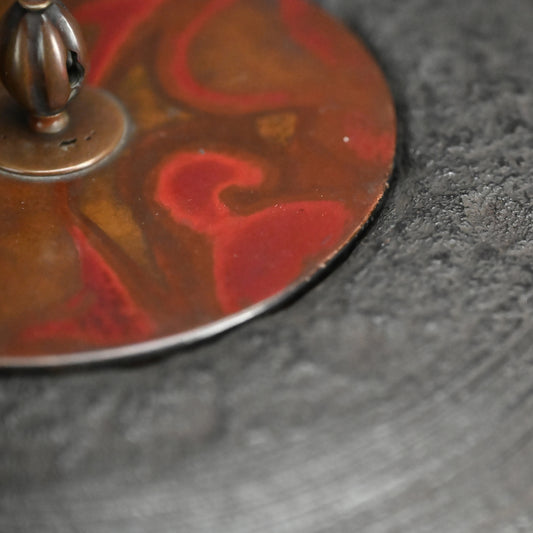 Antique Iron Kama For Maccha Tea Ceremony
