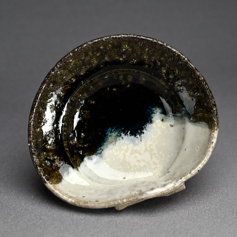 Chossen Karatsu Clam Shaped Dish Set ー古賀 賢治 “朝鮮唐津蛤向付”