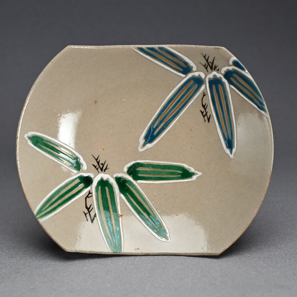 Unique Boxed Set 12 Meiji period Mukozuke Plates ー永楽 善五郎 "掛繪 十二ヶ月 向付"