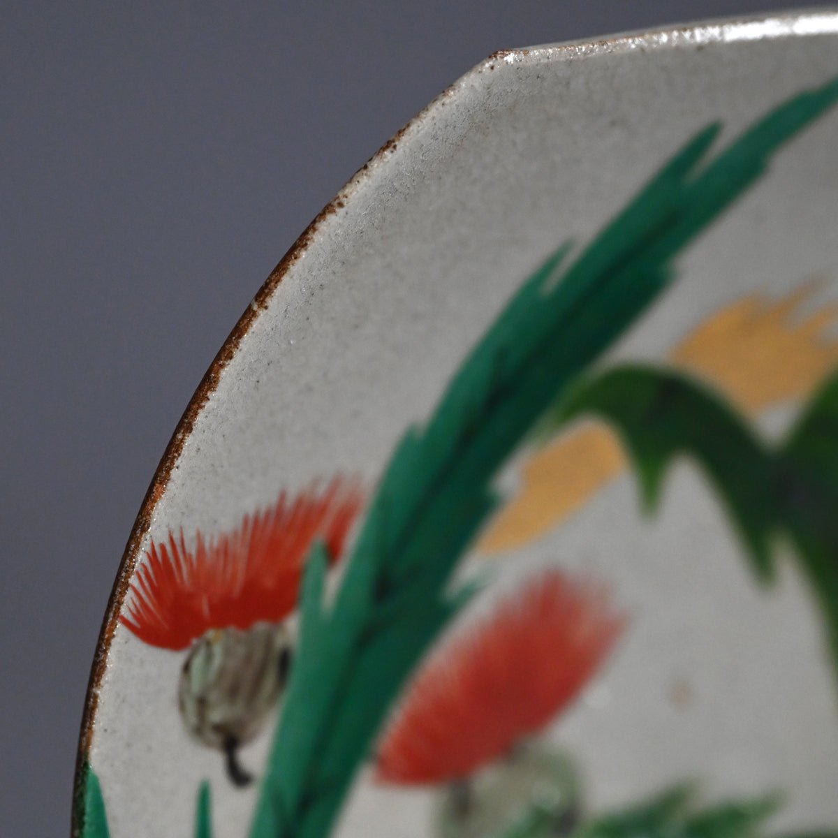 Unique Boxed Set 12 Meiji period Mukozuke Plates ー永楽 善五郎 "掛繪 十二ヶ月 向付"