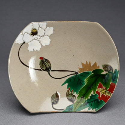 Unique Boxed Set 12 Meiji period Mukozuke Plates ー永楽 善五郎 "掛繪 十二ヶ月 向付"