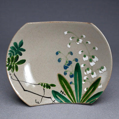 Unique Boxed Set 12 Meiji period Mukozuke Plates ー永楽 善五郎 "掛繪 十二ヶ月 向付"