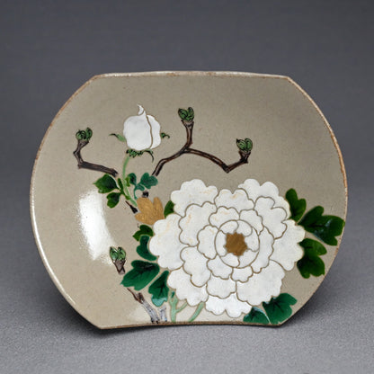 Unique Boxed Set 12 Meiji period Mukozuke Plates ー永楽 善五郎 "掛繪 十二ヶ月 向付"