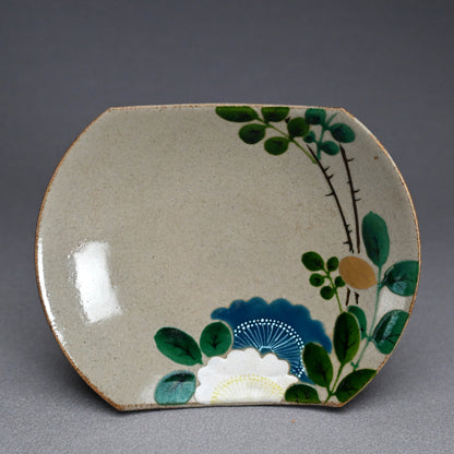 Unique Boxed Set 12 Meiji period Mukozuke Plates ー永楽 善五郎 "掛繪 十二ヶ月 向付"