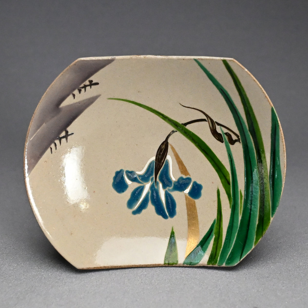 Unique Boxed Set 12 Meiji period Mukozuke Plates ー永楽 善五郎 "掛繪 十二ヶ月 向付"