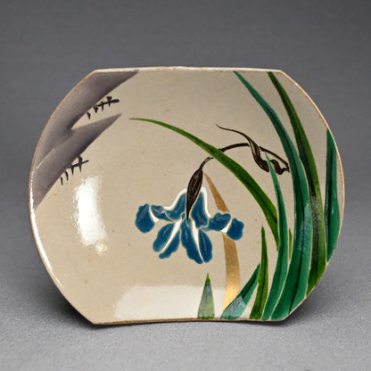 Unique Boxed Set 12 Meiji period Mukozuke Plates ー永楽 善五郎 "掛繪 十二ヶ月 向付"