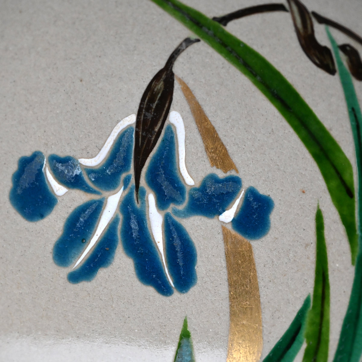 Unique Boxed Set 12 Meiji period Mukozuke Plates ー永楽 善五郎 "掛繪 十二ヶ月 向付"