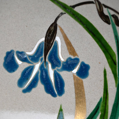 Unique Boxed Set 12 Meiji period Mukozuke Plates ー永楽 善五郎 "掛繪 十二ヶ月 向付"
