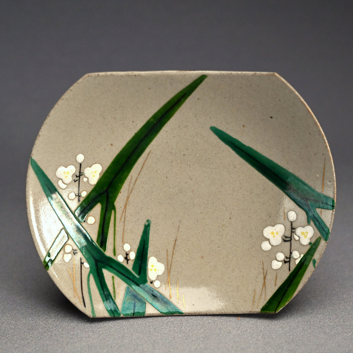 Unique Boxed Set 12 Meiji period Mukozuke Plates ー永楽 善五郎 "掛繪 十二ヶ月 向付"