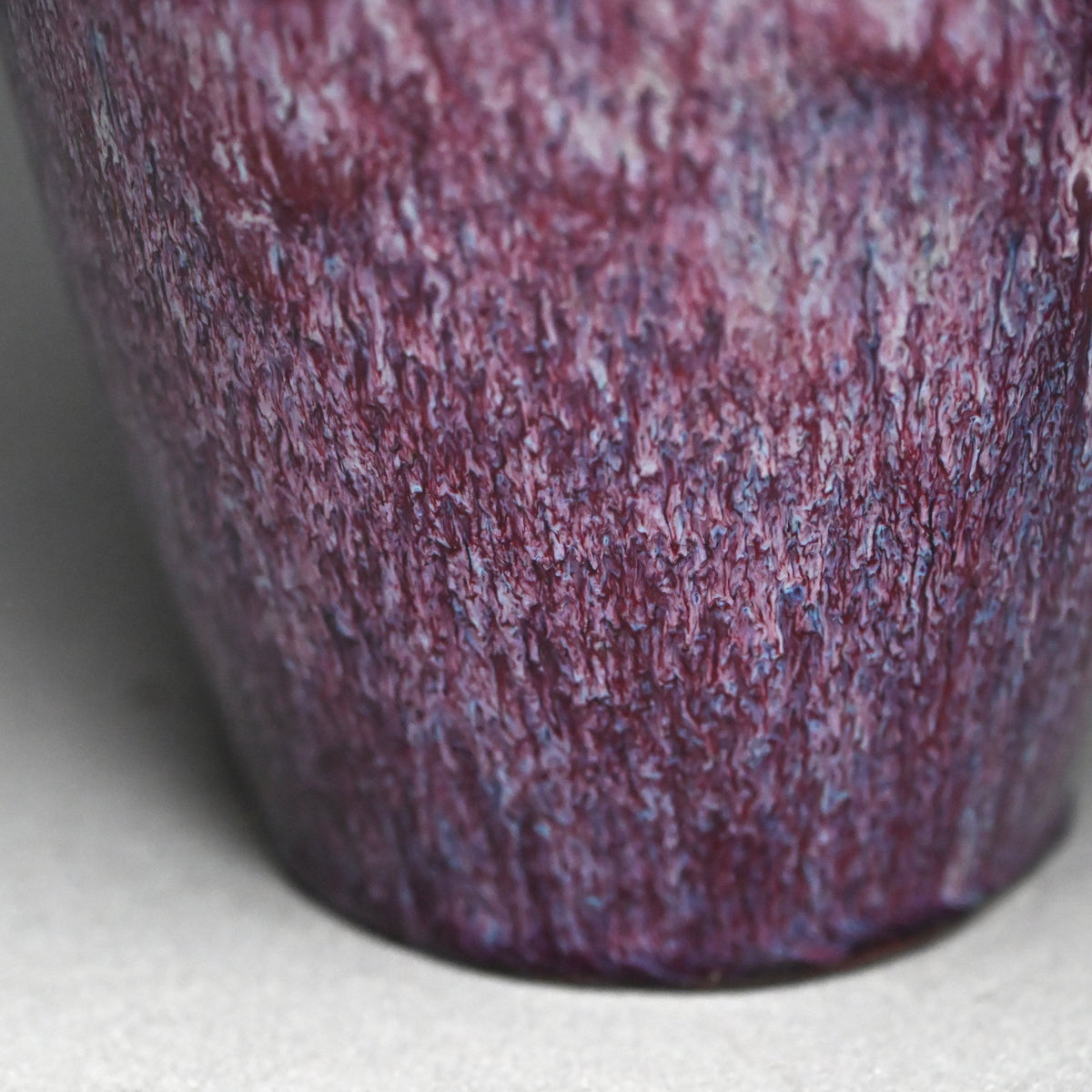 Early 20th Century Japanese Flambe Glazed Vase