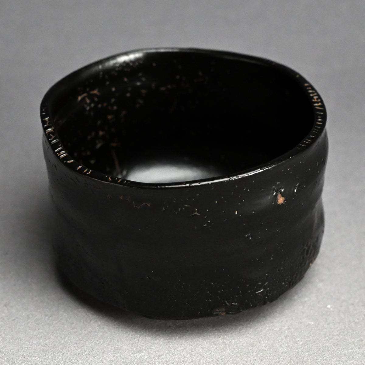 Rare LNT Seto Guro Chawan Tea Bowl ー加藤 卓男 “瀬戸黒茶盌”