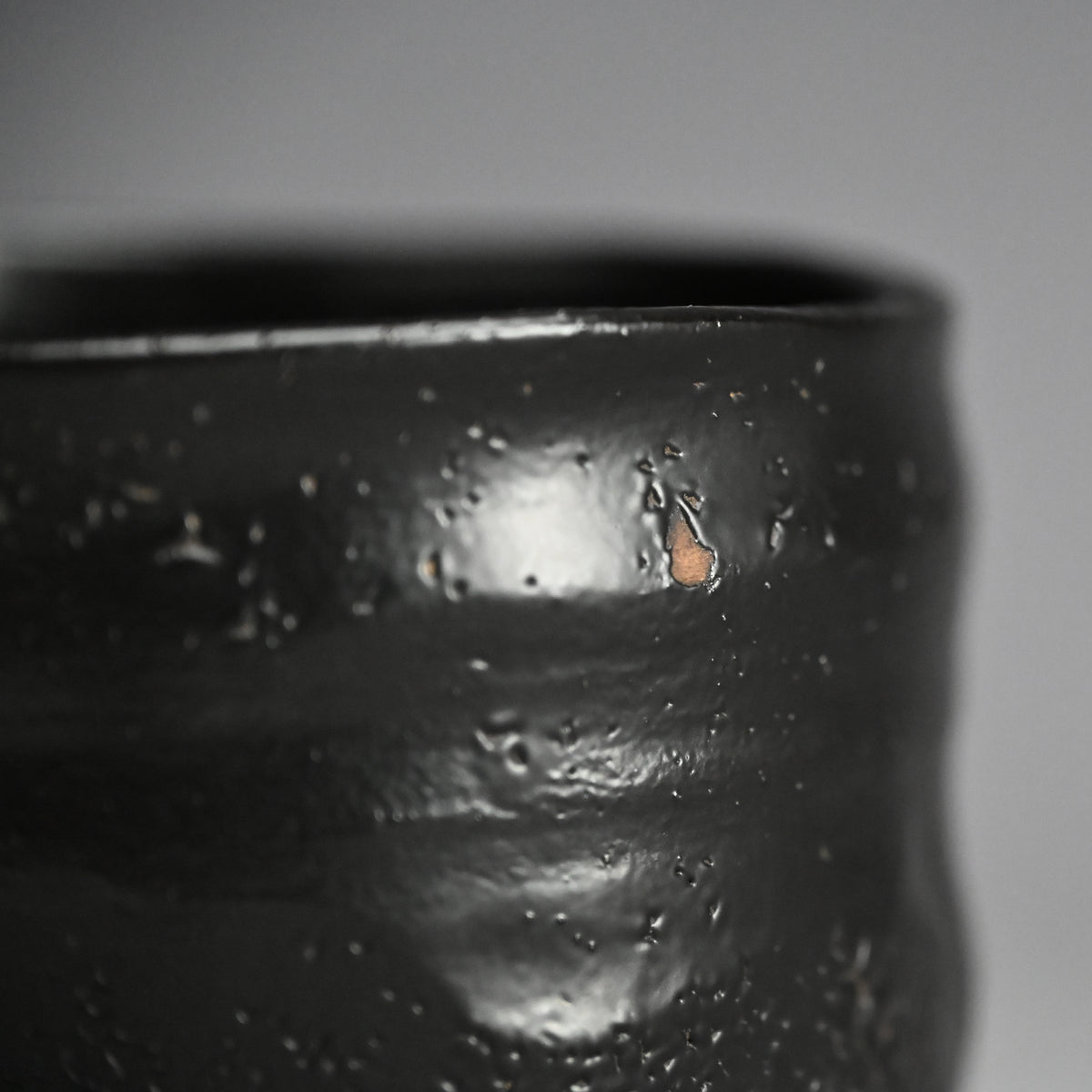 Rare LNT Seto Guro Chawan Tea Bowl ー加藤 卓男 “瀬戸黒茶盌”