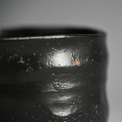 Rare LNT Seto Guro Chawan Tea Bowl ー加藤 卓男 “瀬戸黒茶盌”