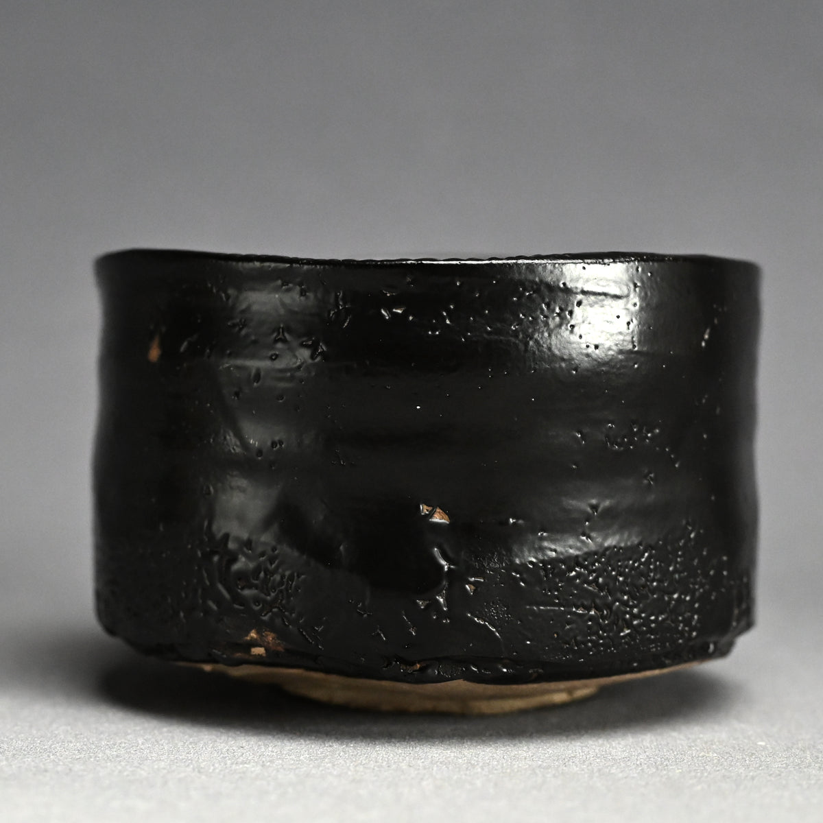 Rare LNT Seto Guro Chawan Tea Bowl ー加藤 卓男 “瀬戸黒茶盌”