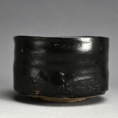 Rare LNT Seto Guro Chawan Tea Bowl ー加藤 卓男 “瀬戸黒茶盌”
