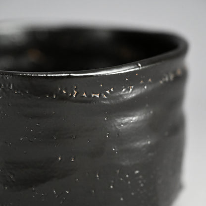 Rare LNT Seto Guro Chawan Tea Bowl ー加藤 卓男 “瀬戸黒茶盌”
