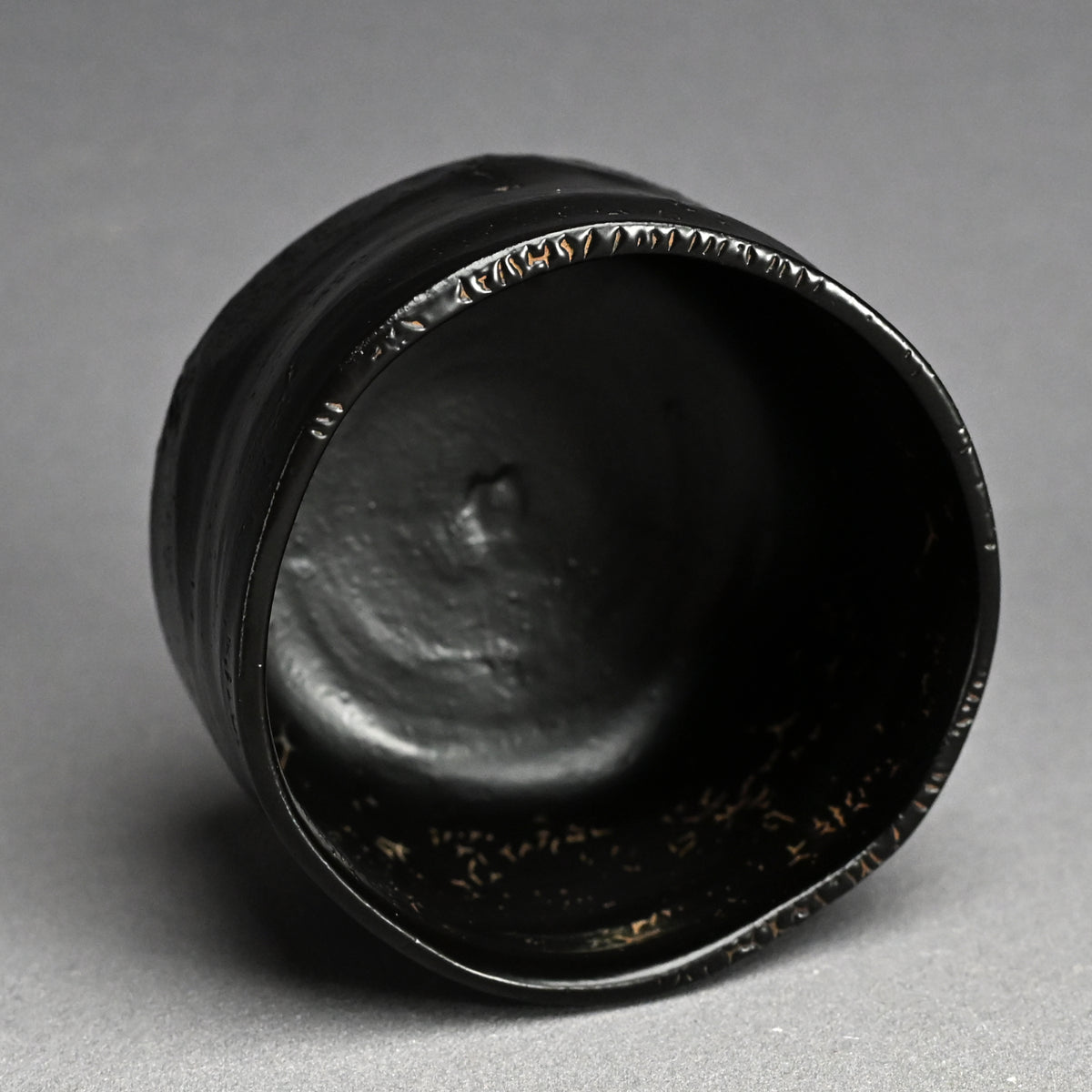 Rare LNT Seto Guro Chawan Tea Bowl ー加藤 卓男 “瀬戸黒茶盌”