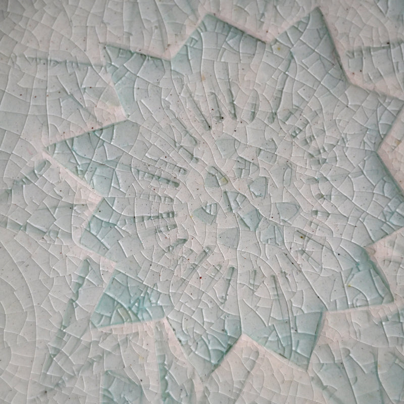 Octagonal Porcelain Dish by LNT ー加藤 卓男 “藍彩貼花文八角鉢”