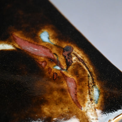 Ceramic Box by Legendary Potter ー河井 寛次郎 “草繪筥”