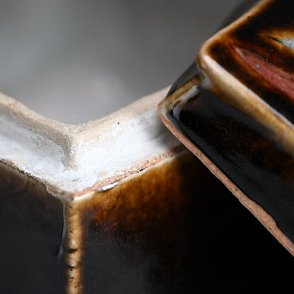 Ceramic Box by Legendary Potter ー河井 寛次郎 “草繪筥”