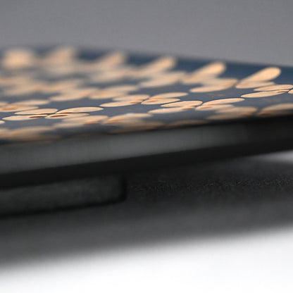 LNT Carved Lacquer Tray ー音丸 耕堂 “彫漆華文 菓子盆”