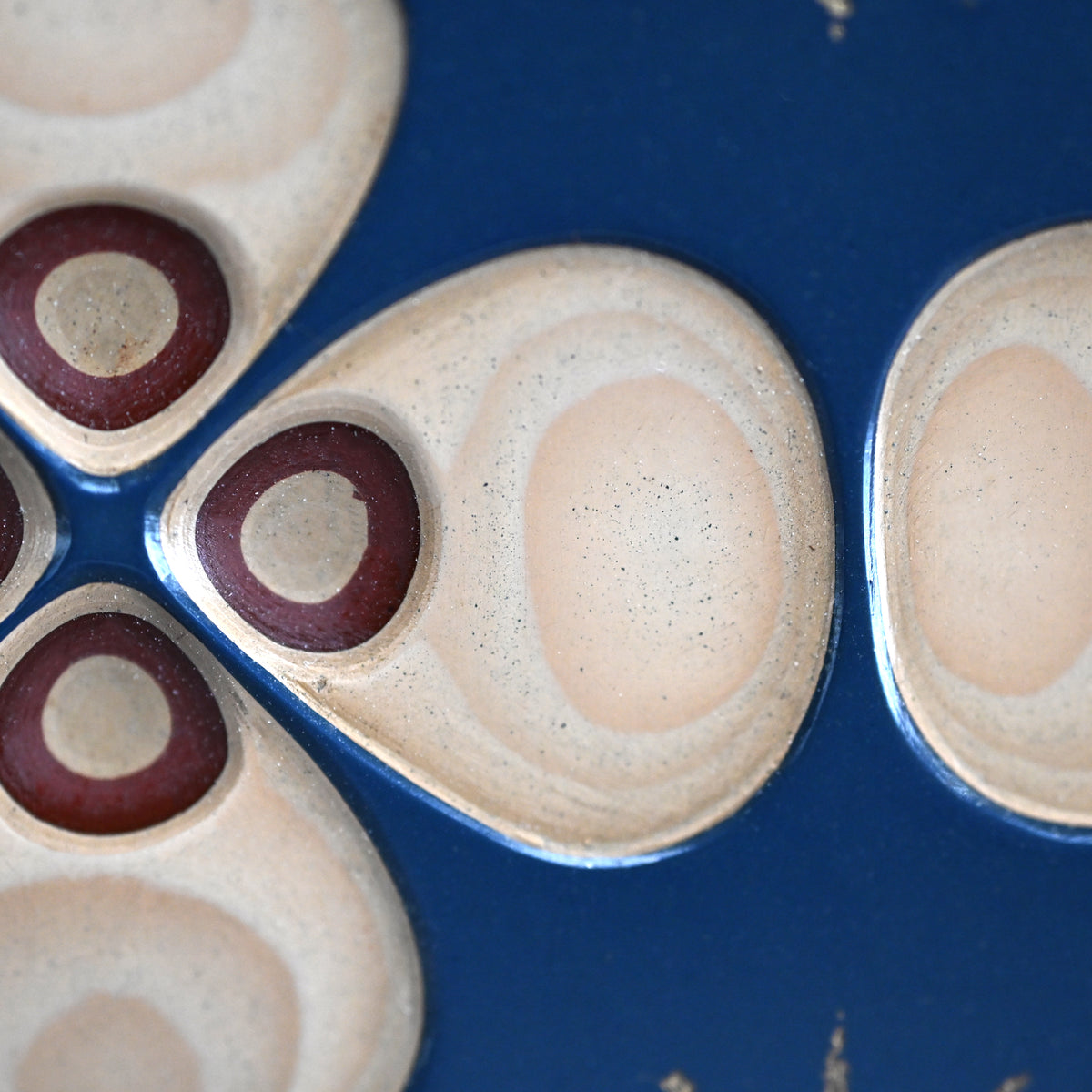 LNT Carved Lacquer Tray ー音丸 耕堂 “彫漆華文 菓子盆”