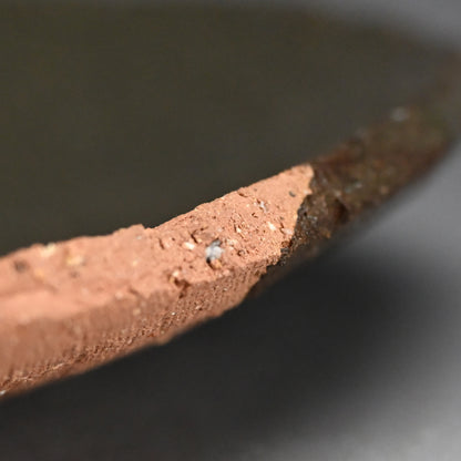 Metal-glazed Earthen Plate ー八木 一夫 “鉄釉 皿”