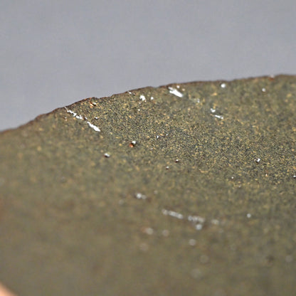 Metal-glazed Earthen Plate ー八木 一夫 “鉄釉 皿”