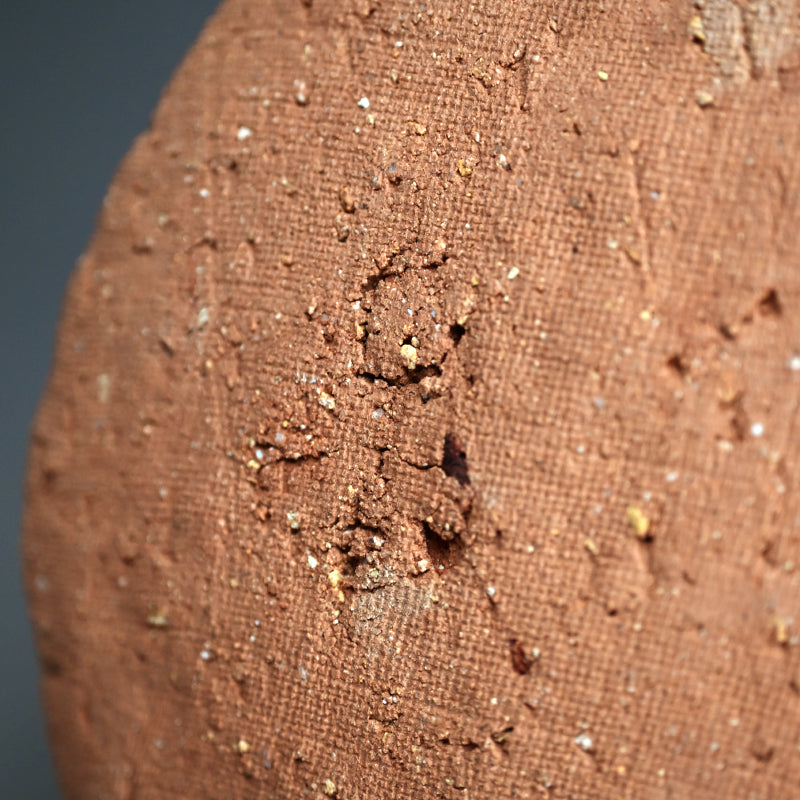 Metal-glazed Earthen Plate ー八木 一夫 “鉄釉 皿”